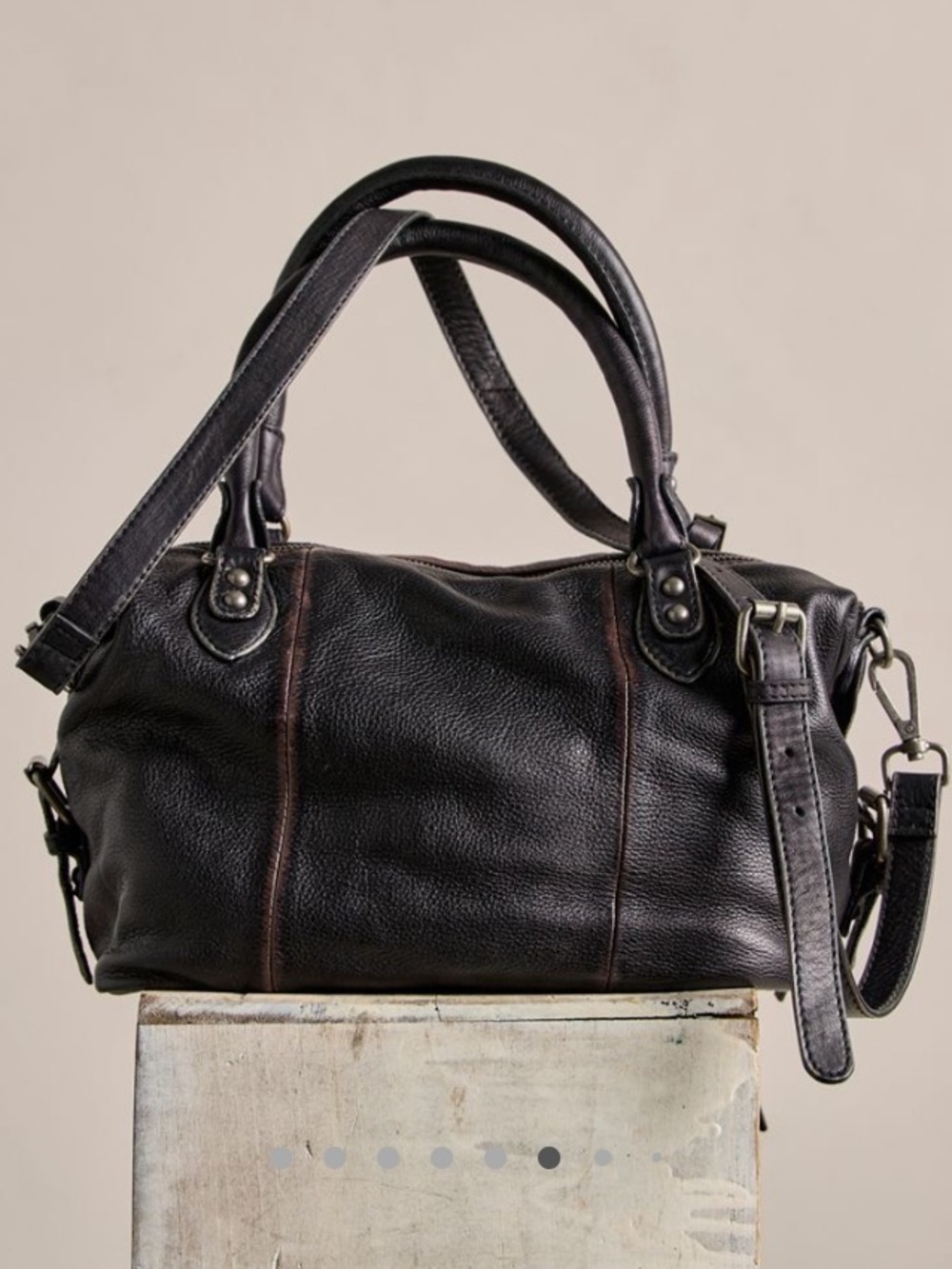 NWT FREE PEOPLE We The Free Baby Emerson Tote Bag in Black - Picture 2 of 10